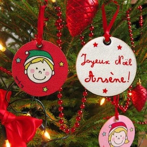 Boule de Noël personnalisée