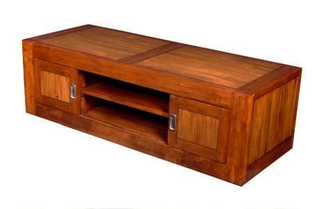 Meuble TV en bois exotique Meuble TV en bois exotique