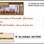 Chèque cadeau « Panier garni » : offrez du foie gras et produits du terroir