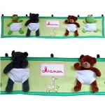 Cadeau de Noël personnalisable pour bébé : range doudou