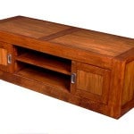 Meuble TV en bois exotique : soldes