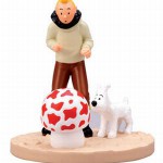 Figurine de Tintin : Tintin & Milou, la fusée de Tintin, ..