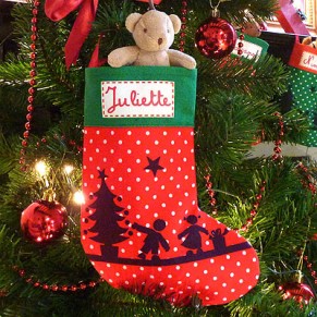 Offrez pour Noël une chaussette de Noël personnalisée
